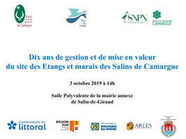 Dix ans de gestion et de mise en valeur du site des EMSC - 3 octobre 2019