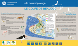 Panneau EMSC Le Golfe de Beauduc